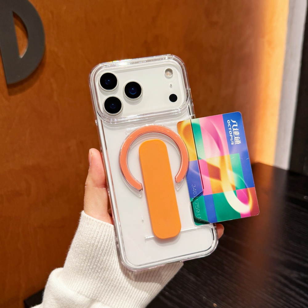 Clear Shockproof Bumper Case - Nouvel Étui Magnétique Transparent pour Cartes