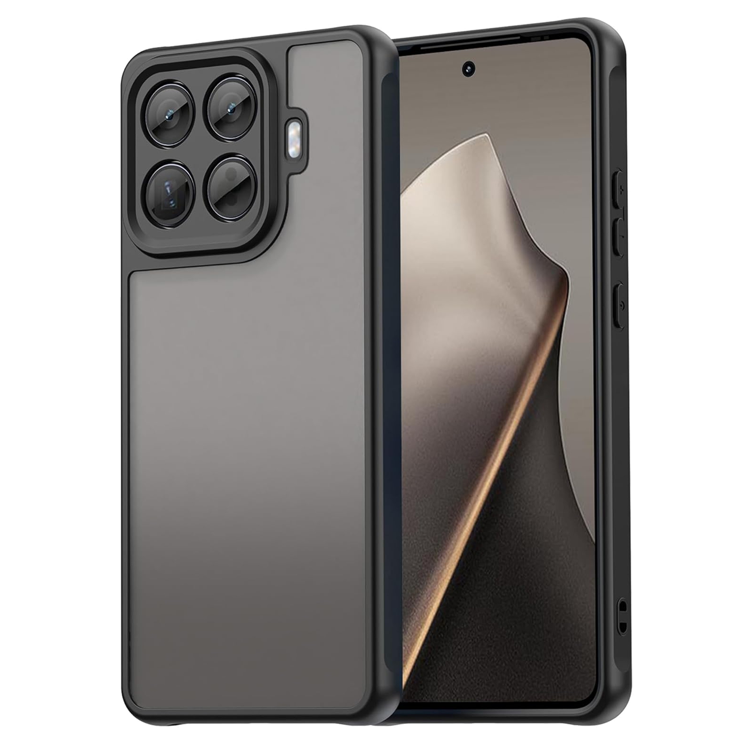 Matte Hard Pc Back Case - Coque translucide givrée mate pour Xiaomi