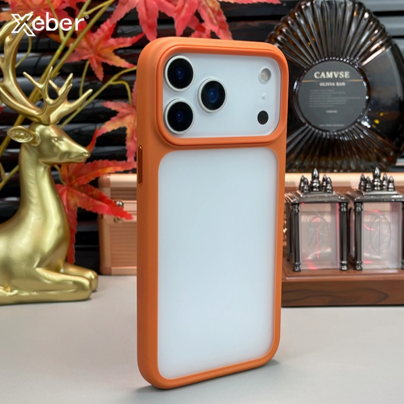 Clear Shockproof Bumper Case - Coque mate transparente de luxe en
