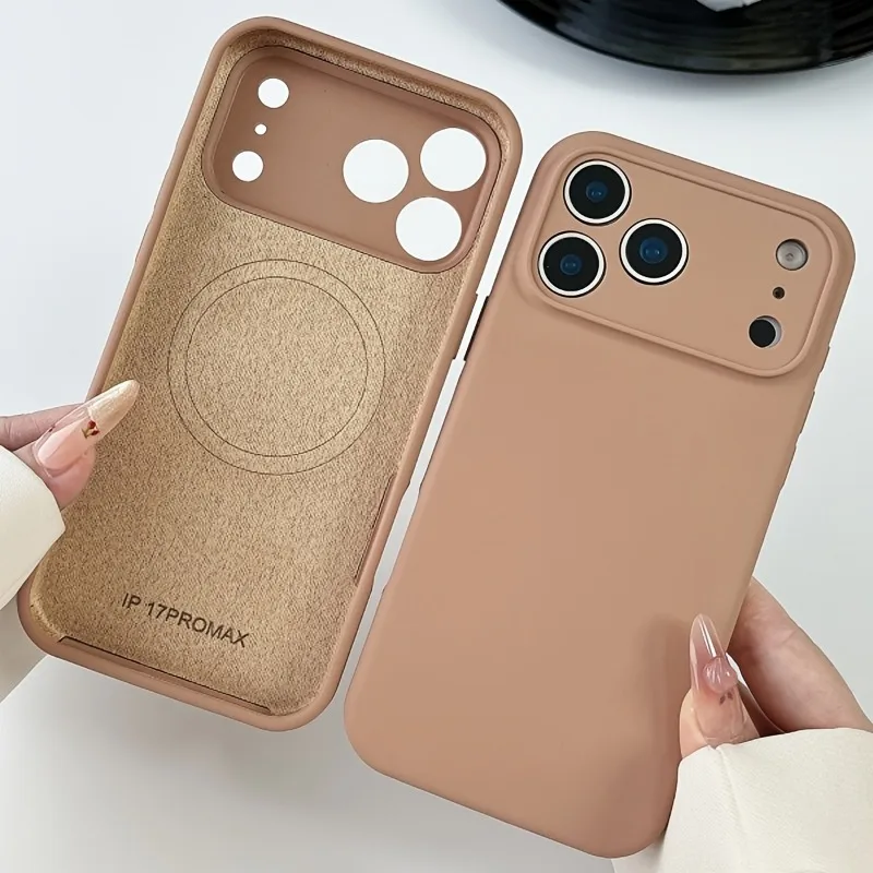 Coque de téléphone en Silicone - Liquid Silicone Magnetic Phone Case avis et prix