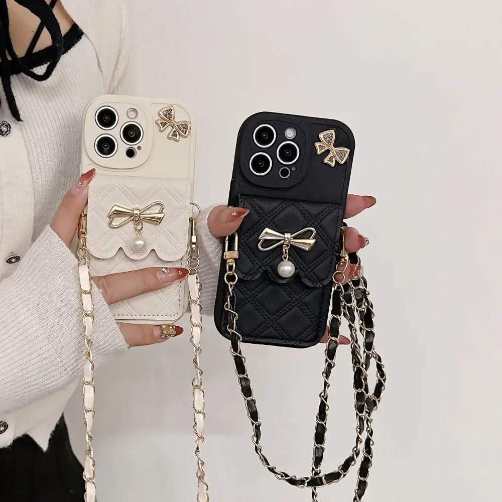 Étui de téléphone avec porte-c - Leather Wallet Card Holder Phone Cover avis et prix
