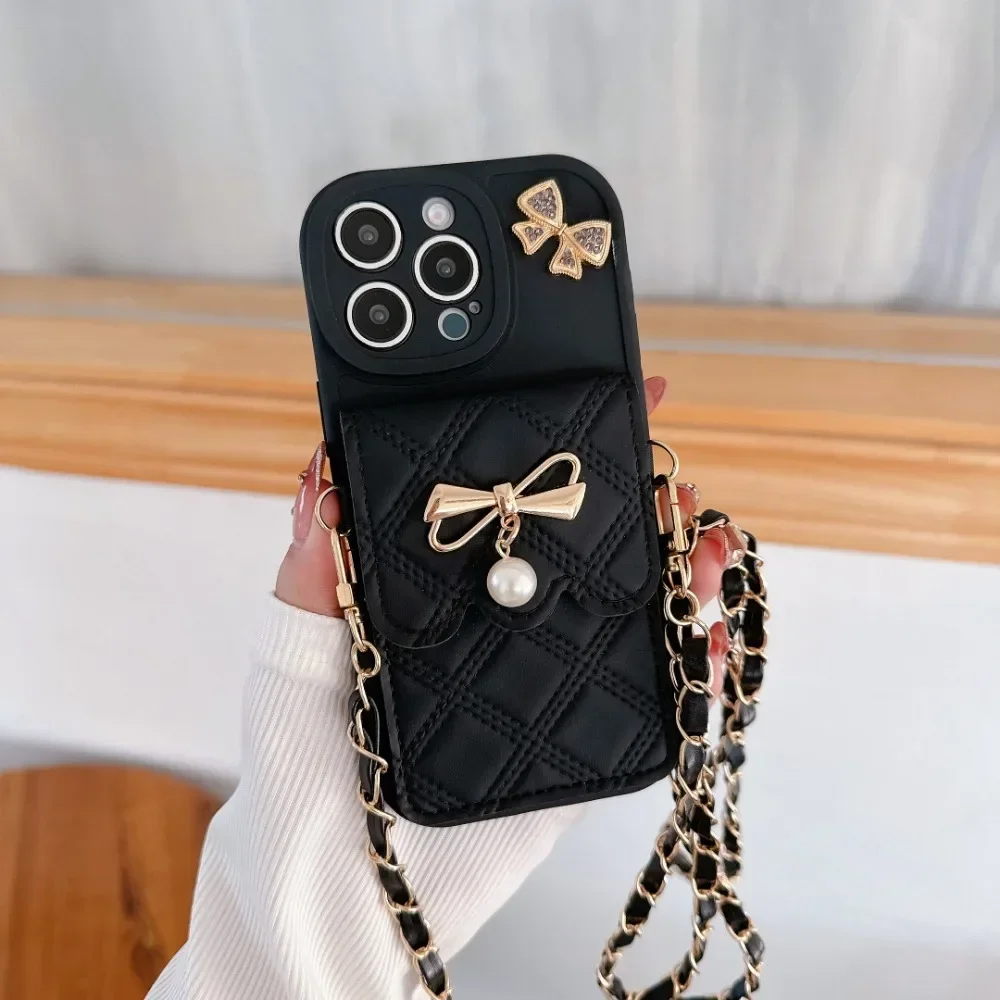 Étui de téléphone avec porte-c - Leather Wallet Card Holder Phone Cover avis et prix