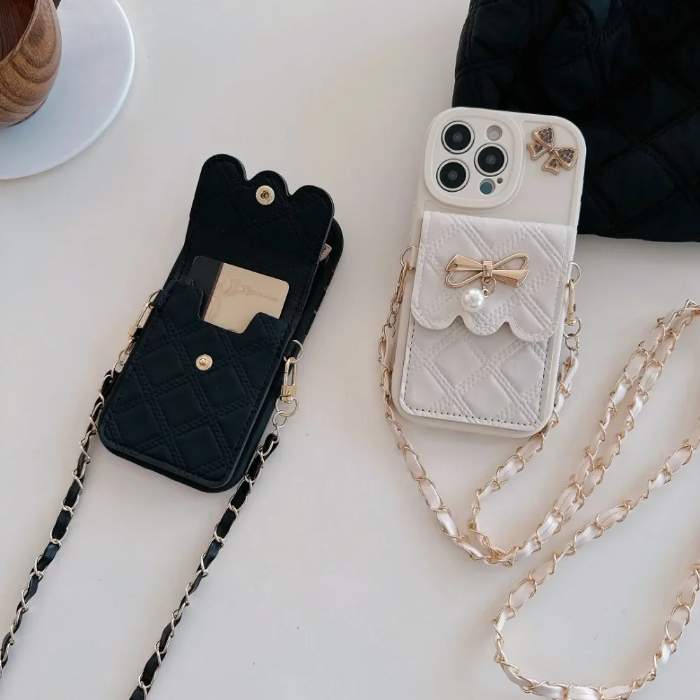Étui de téléphone avec porte-c - Leather Wallet Card Holder Phone Cover avis et prix