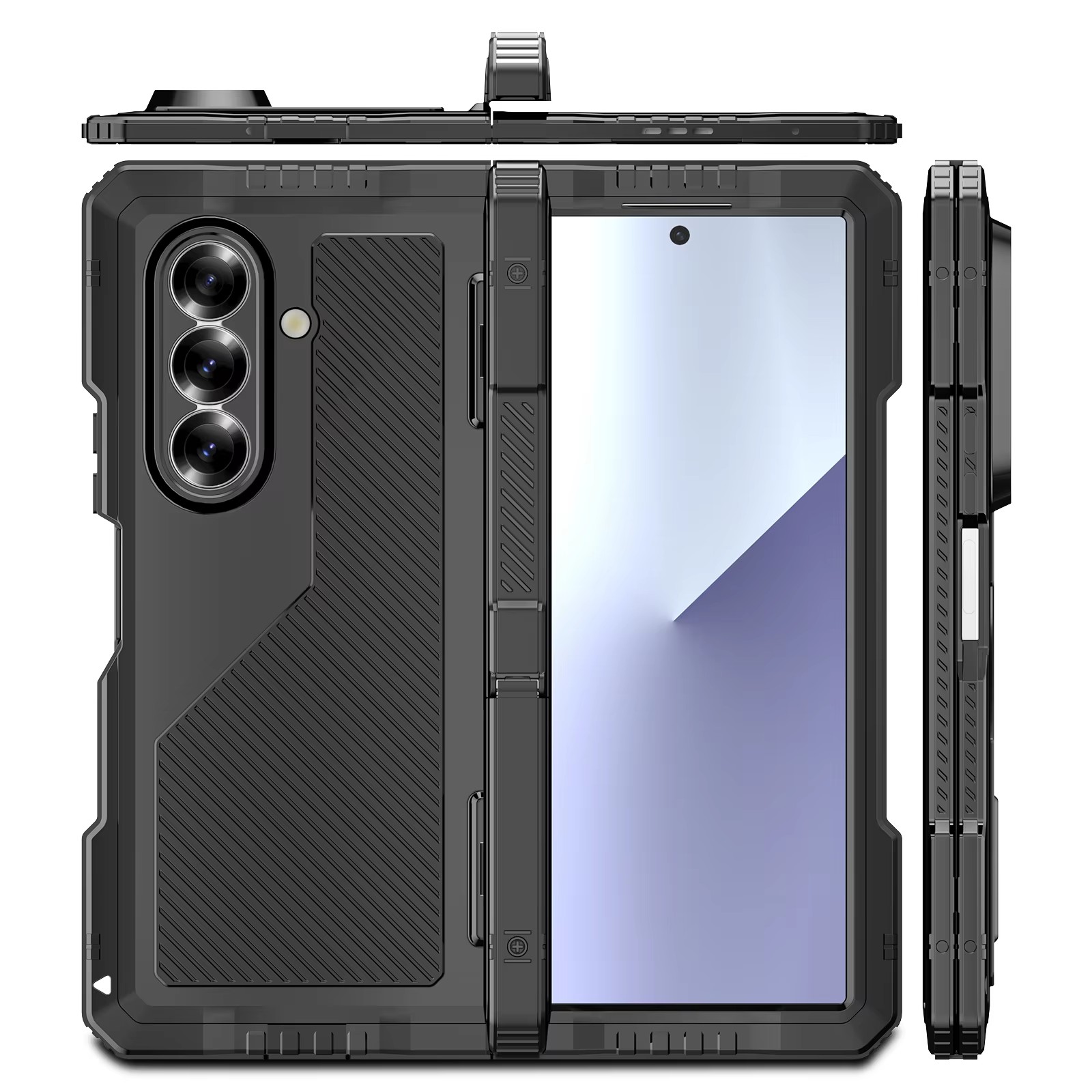 Pour Saumsung Z Fold 7 6 5 4 m - Heavy Duty 360 Full Body Protective Case avis et prix
