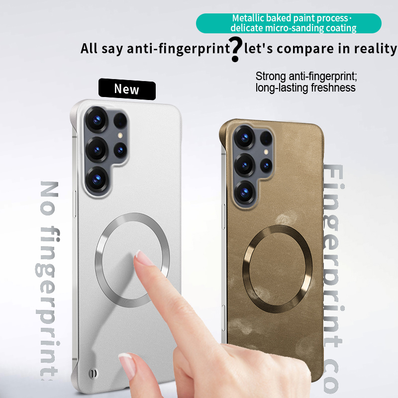 Étui magnétique ultra-fin mat  - Ultra Thin Frameless Phone Cover avis et prix